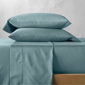 😴PRICE FIRM SUPIMA SATIN FULL SHEET SET GREEN